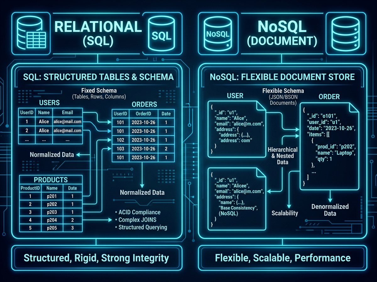 Choosing the Right Database: PostgreSQL vs. MongoDB