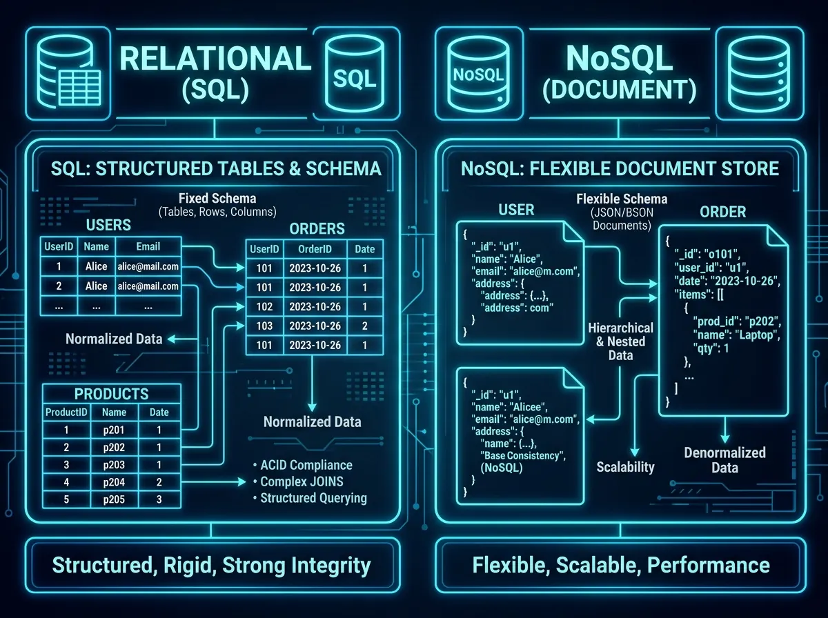 Choosing the Right Database: PostgreSQL vs. MongoDB