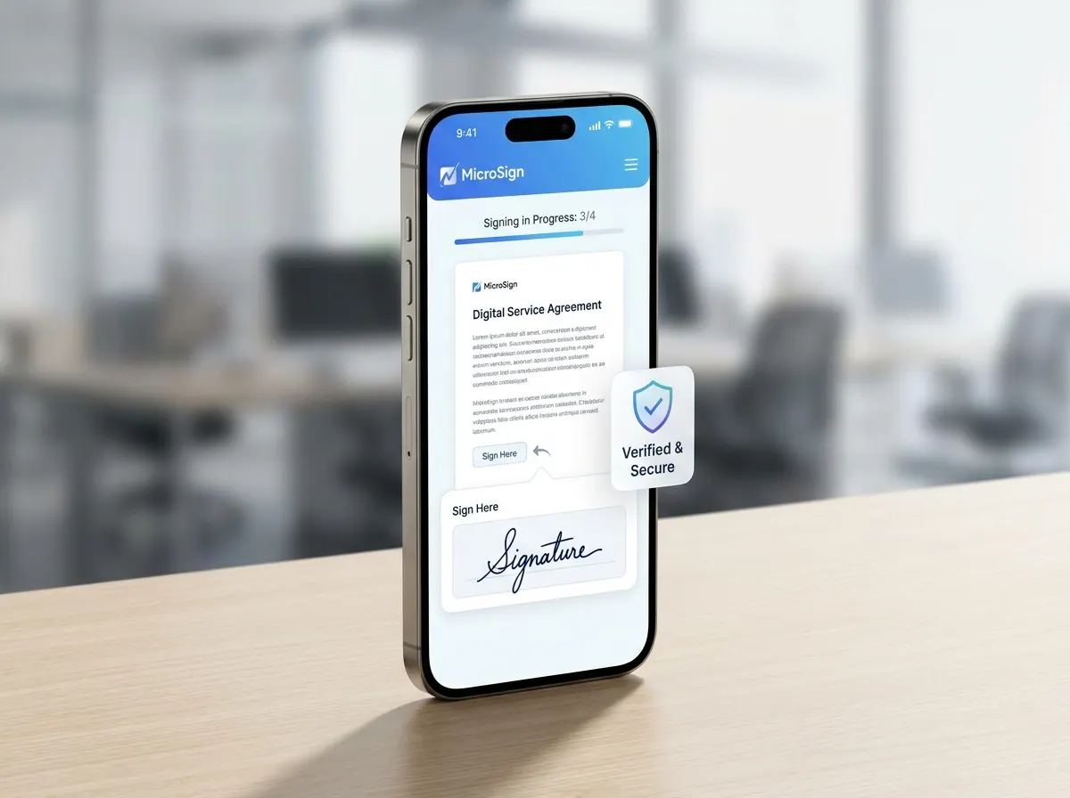 MicroSign digital e-signature platform